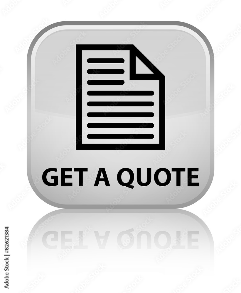 Get a quote (page icon) white square button Get a quote (page icon) white square button