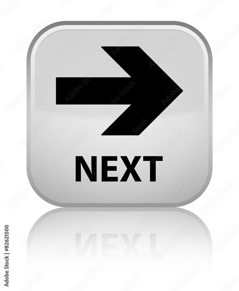Next white square button