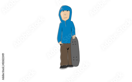 Cartoon Skateman V1