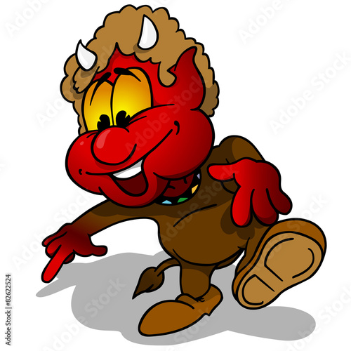 Devil - Cartoon Illustratio...