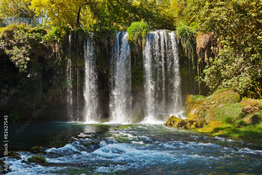 Obraz premium Waterfall Duden at Antalya Turkey
