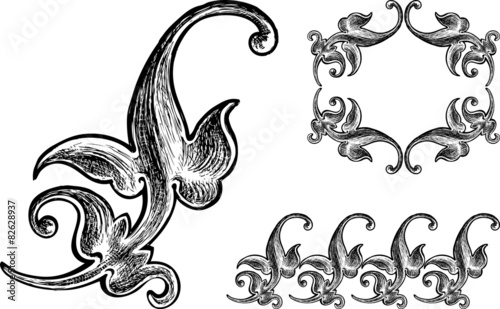 decorative floral element