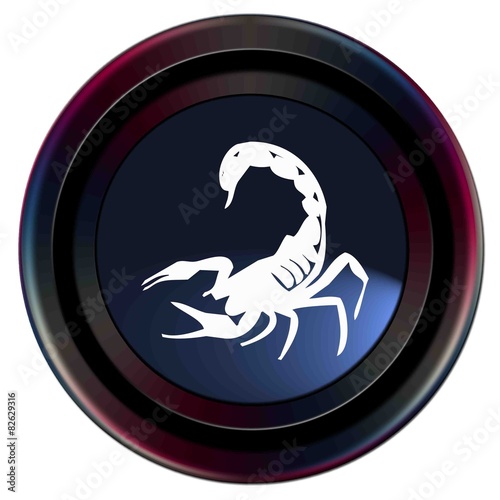 Zodiaque scorpion rond