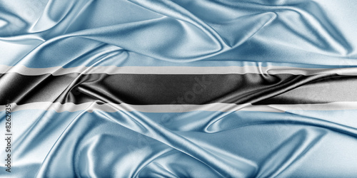 Fototapeta Naklejka Na Ścianę i Meble -  Botswana Flag 