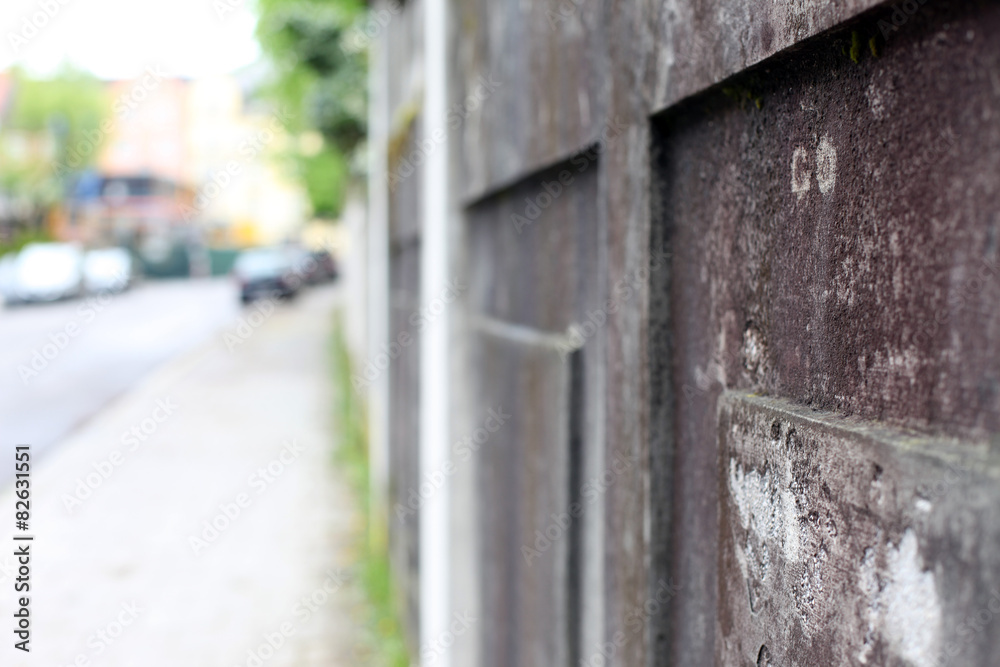 Mauer am Friedhof