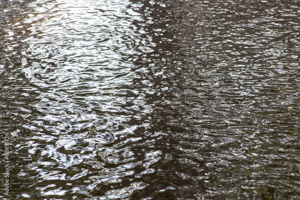 Fototapeta premium dramatic clouds over the river