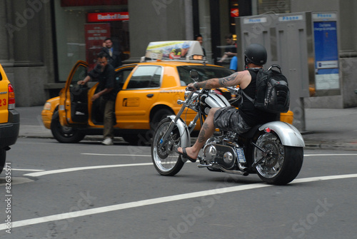 New York; motard; moto
