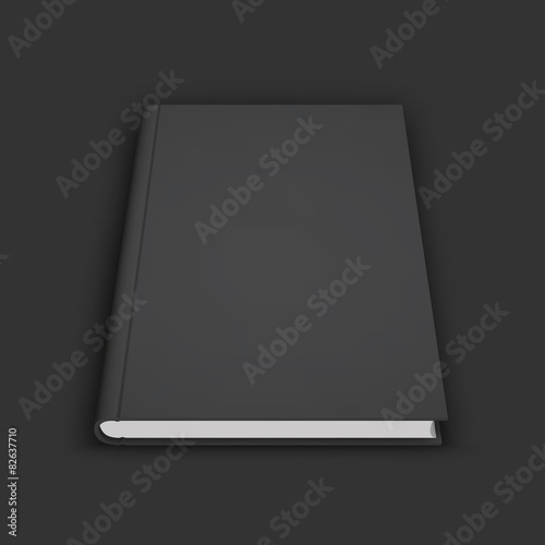 Blank book, textbook, booklet or notebook mockup.
