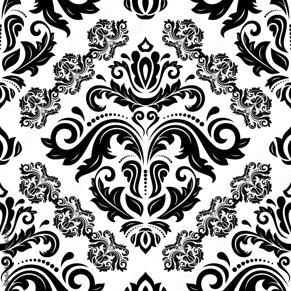 Damask Seamless Vector Pattern