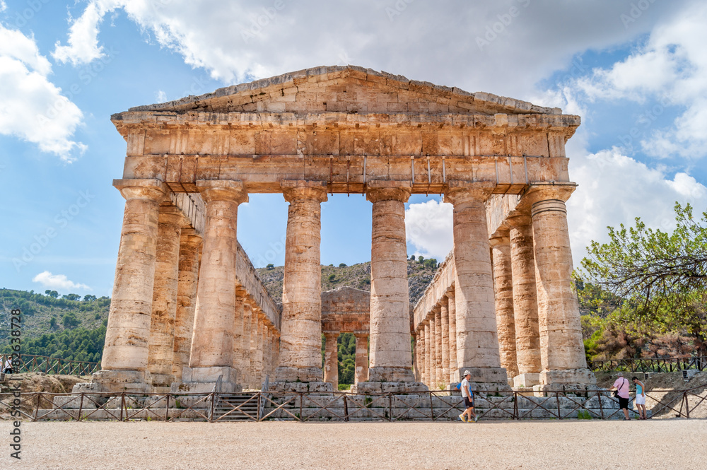 Obraz premium Temple grec de Segeste, Sicile