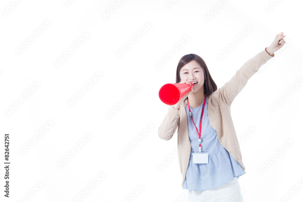 オフィスカジュアルID(白バック)