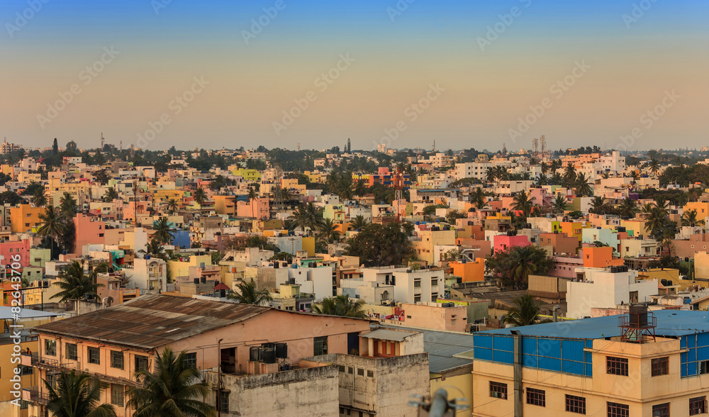 Bangalore City skyline, India