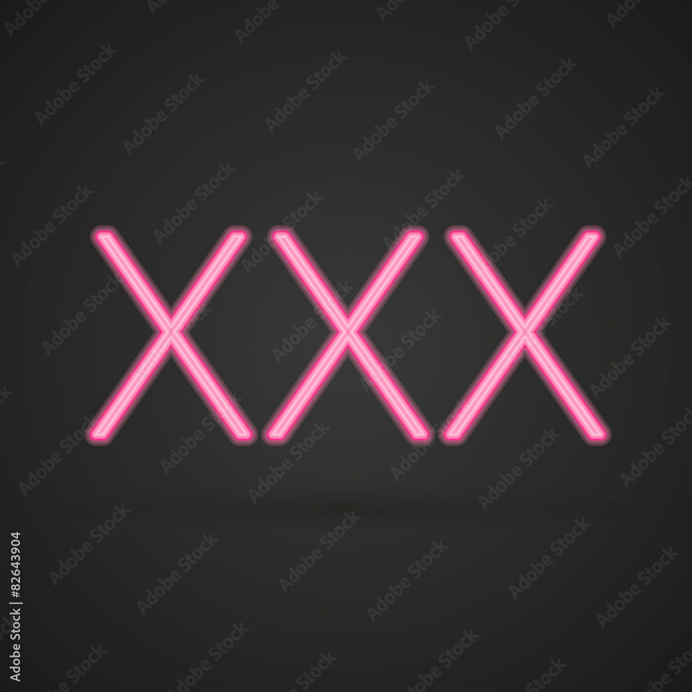 XXX, night club, porno, adult content,vector illustration eps 10 Stock  Vector | Adobe Stock