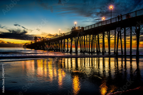 Oceanside Pier at sunset