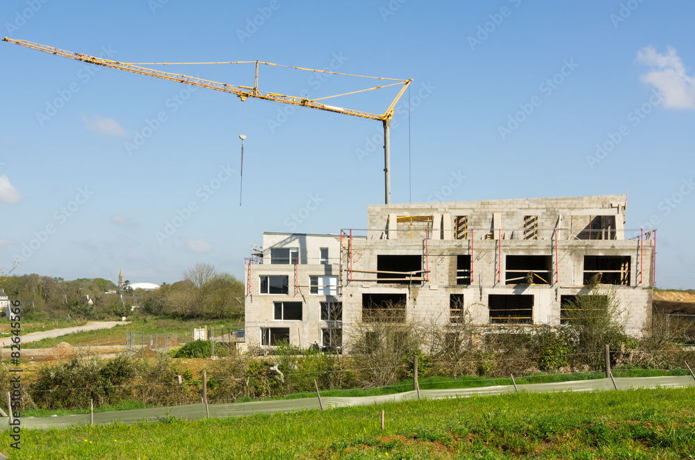 Immeuble en construction Immeuble en construction