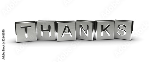 Metal Thanks Text
