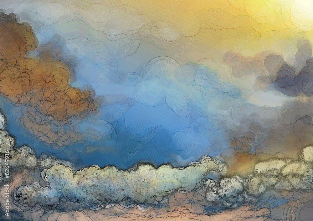 fantasy cloud background