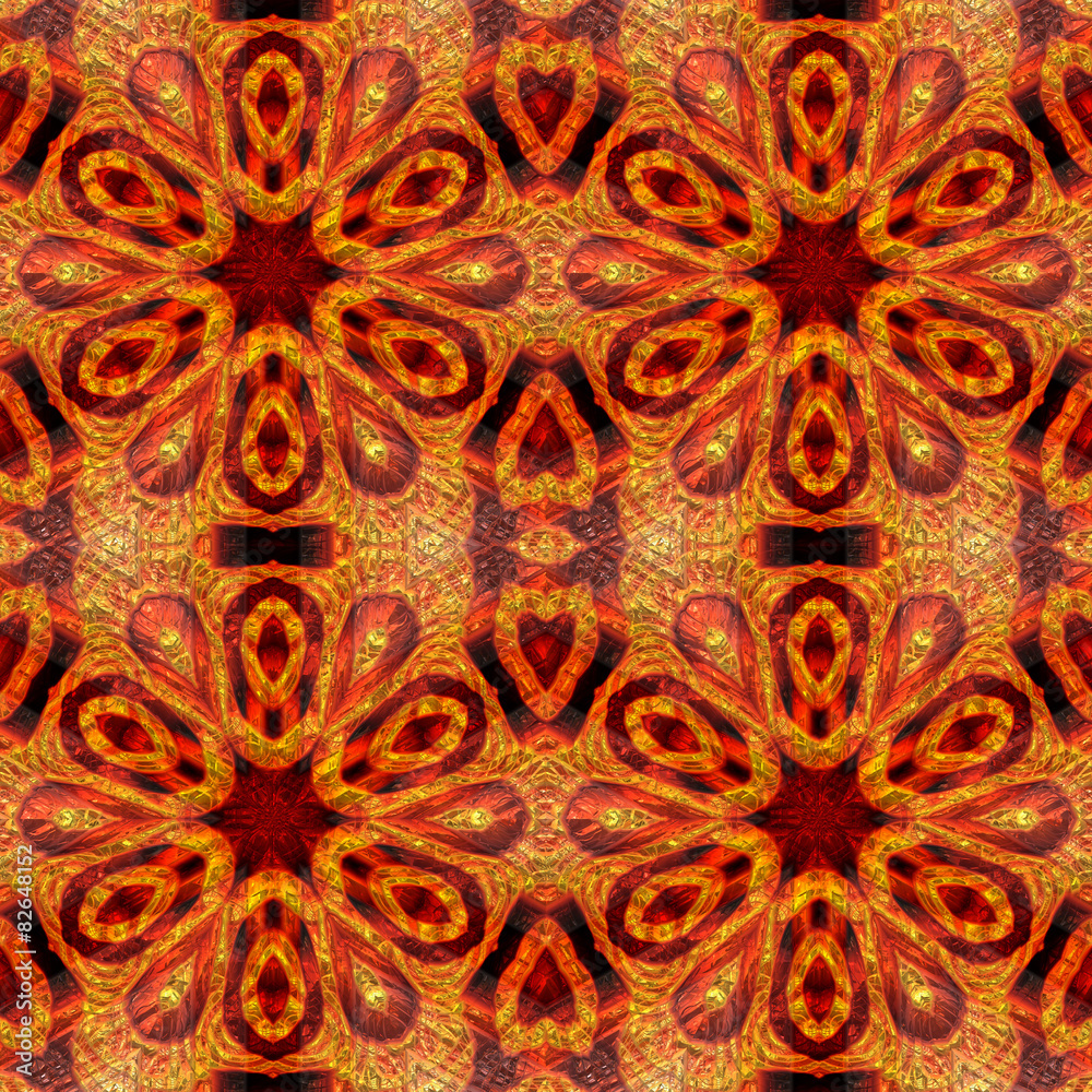 Glass floral seamless generated texture Glass floral seamless generated texture