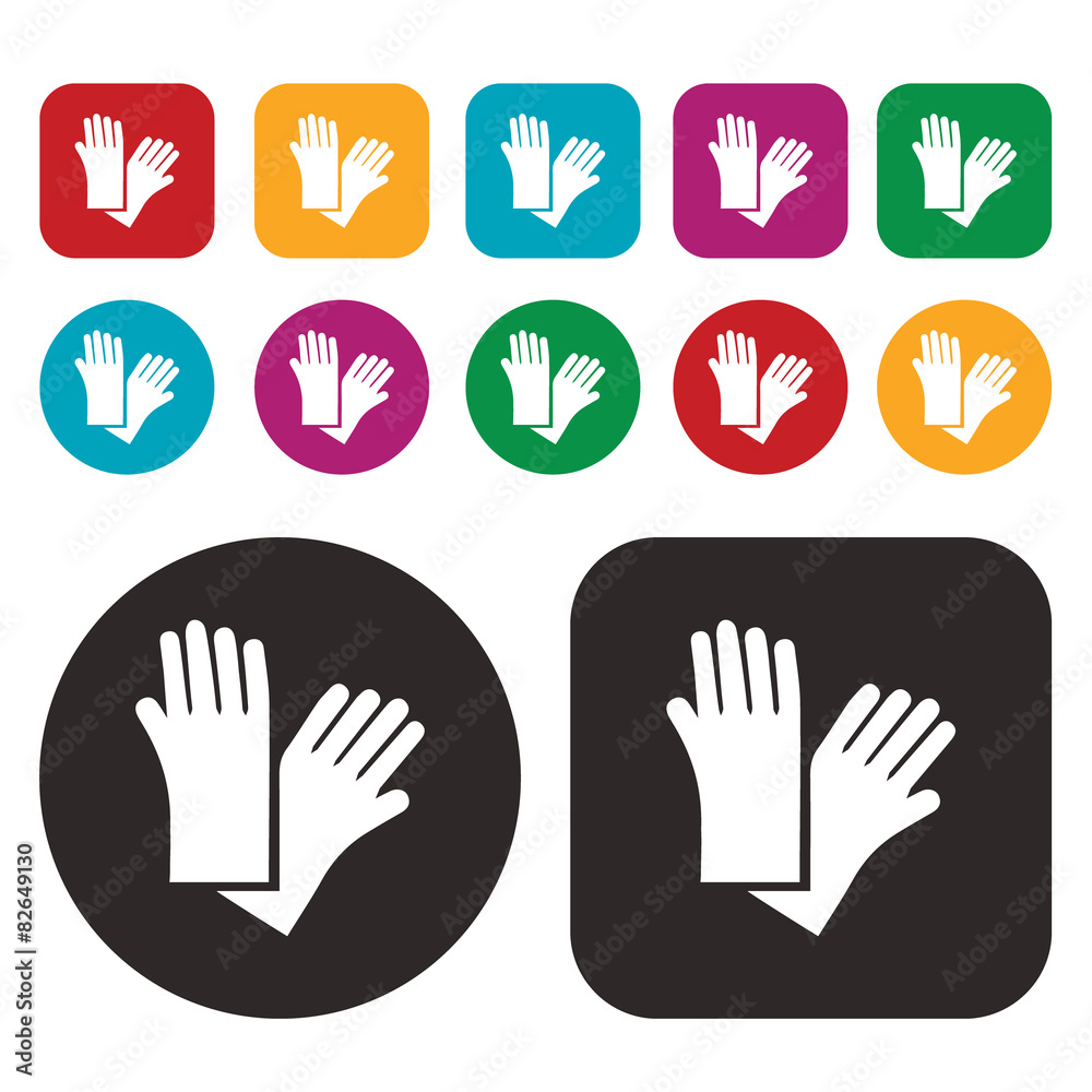 Fototapeta premium glove icon