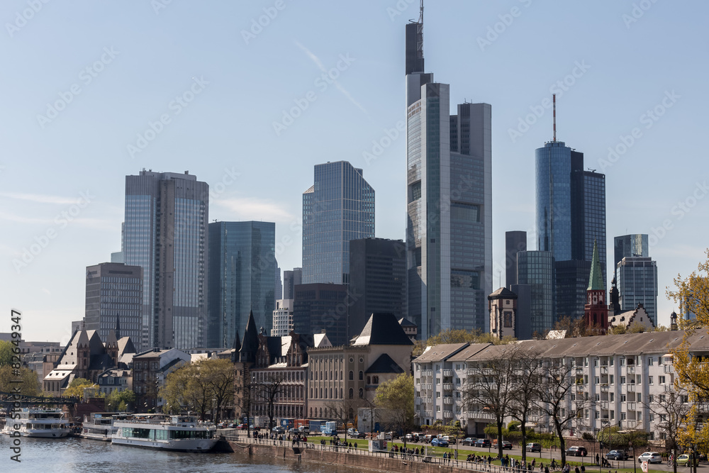 Obraz premium frankfurt am main skyscraper