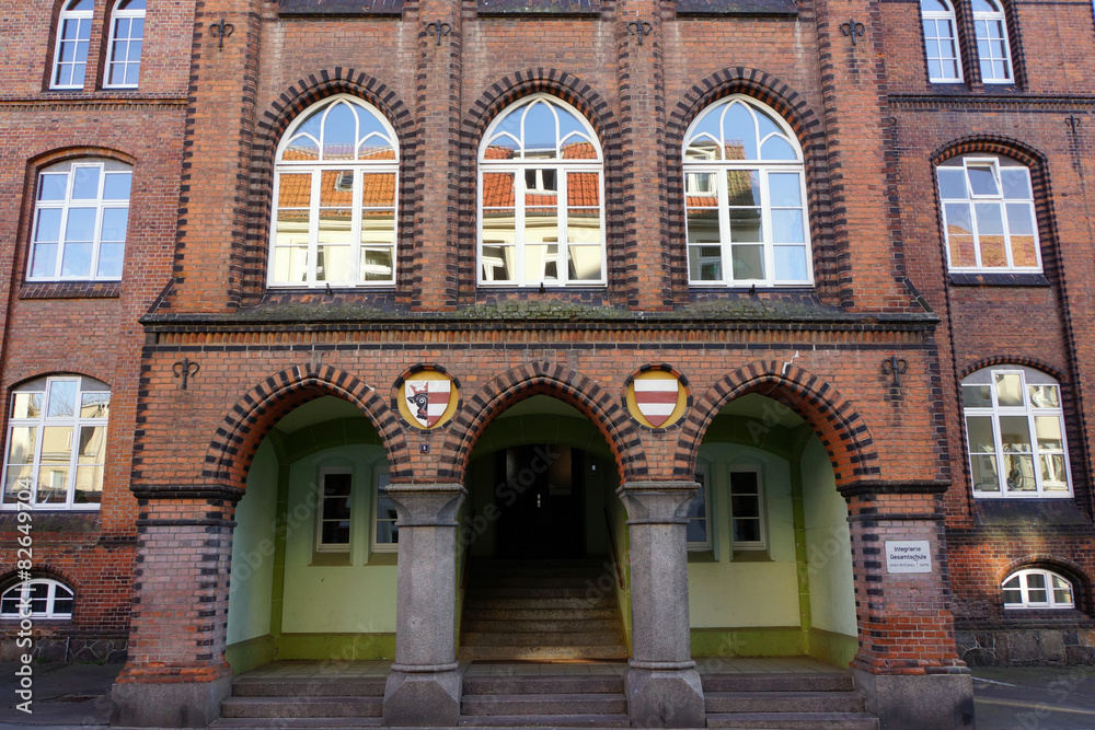 Fototapeta premium Johann-Wolfgang-von-Goethe-Gesamtschule Wismar
