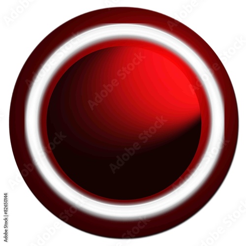 Tablou pe pânză Bouton web rouge