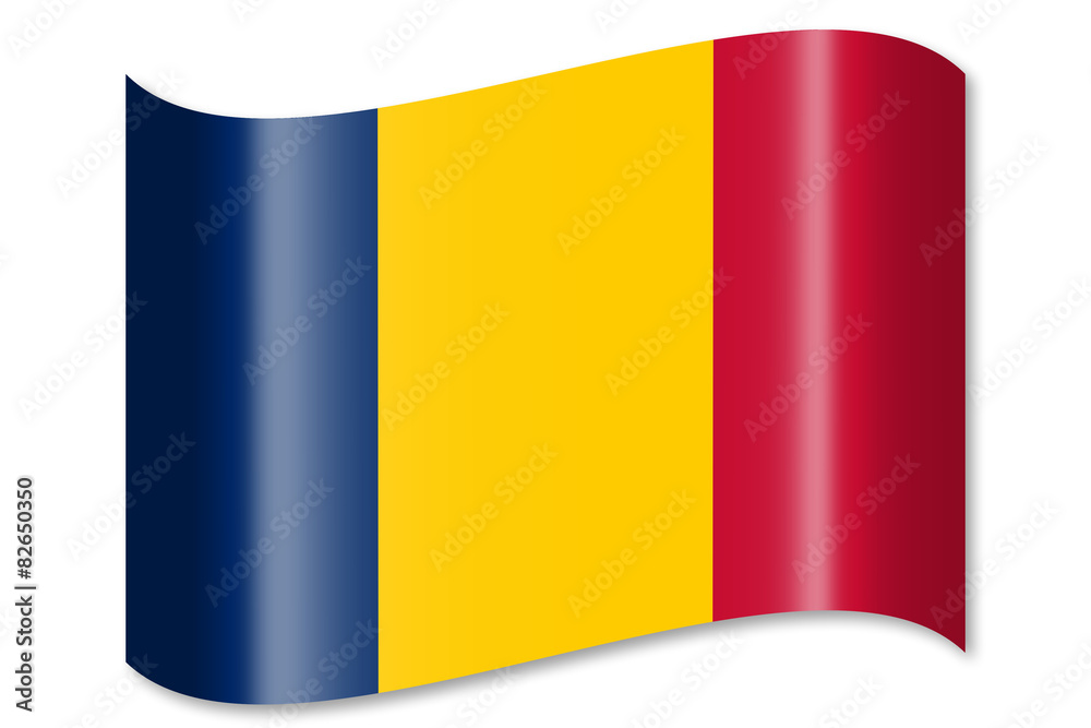 Fototapeta premium Waving flag concept