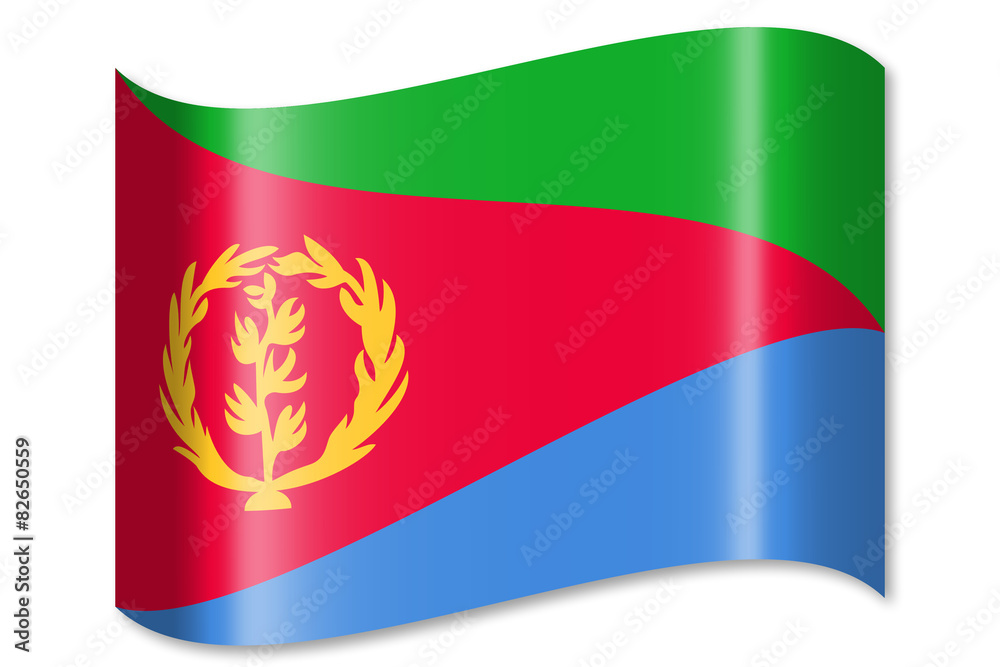 Fototapeta premium Waving flag concept