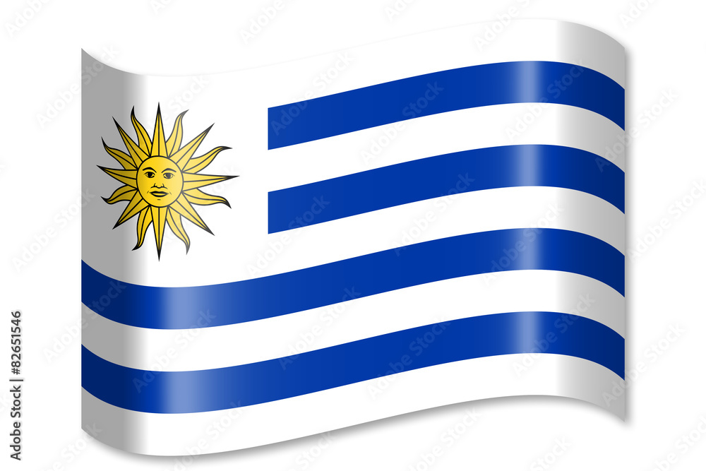 Fototapeta premium Waving flag concept