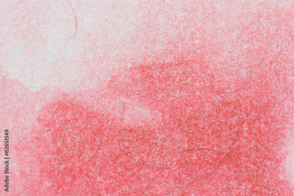 Fototapeta premium Red watercolor paint with discarded bristles