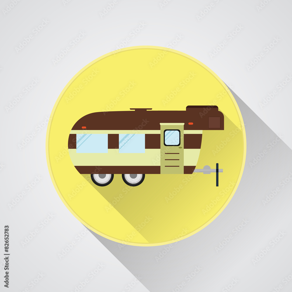 Camping Rv Icon