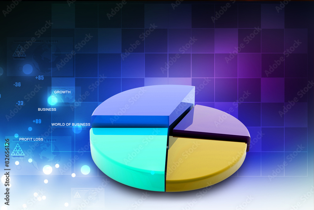 Fototapeta premium pie chart