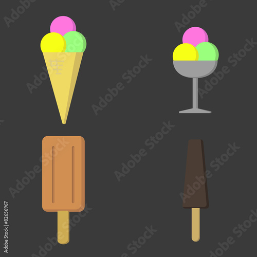 Four Ice Creams