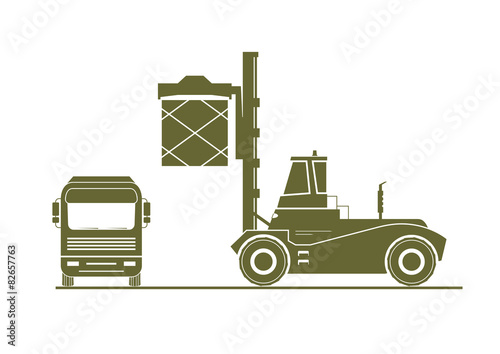 Reach stacker
