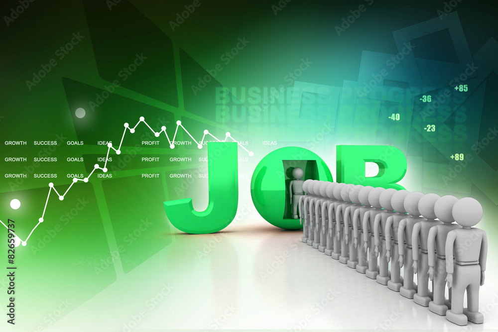 Fototapeta premium World of job