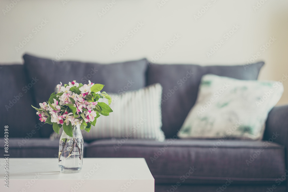 Obraz premium Bouquet of cherry flowers