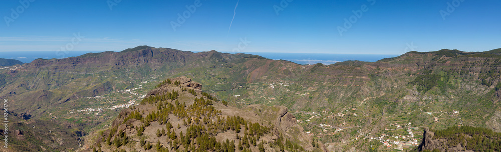 Gran Canaria, Caldera de Tejeda panorama
