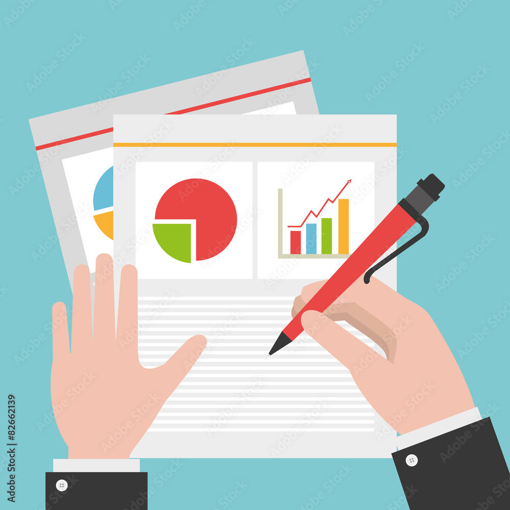 Business plan Vector Design Illustration Business plan Vector Design Illustration