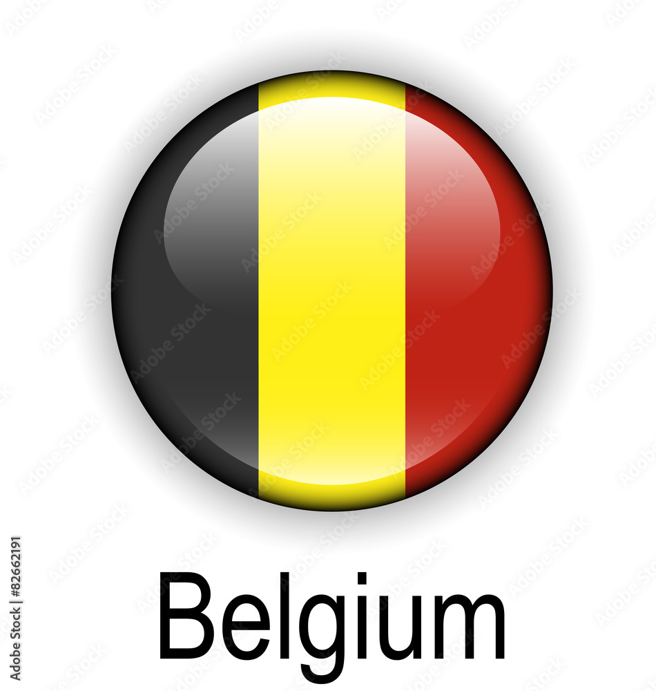 Fototapeta premium belgium state flag