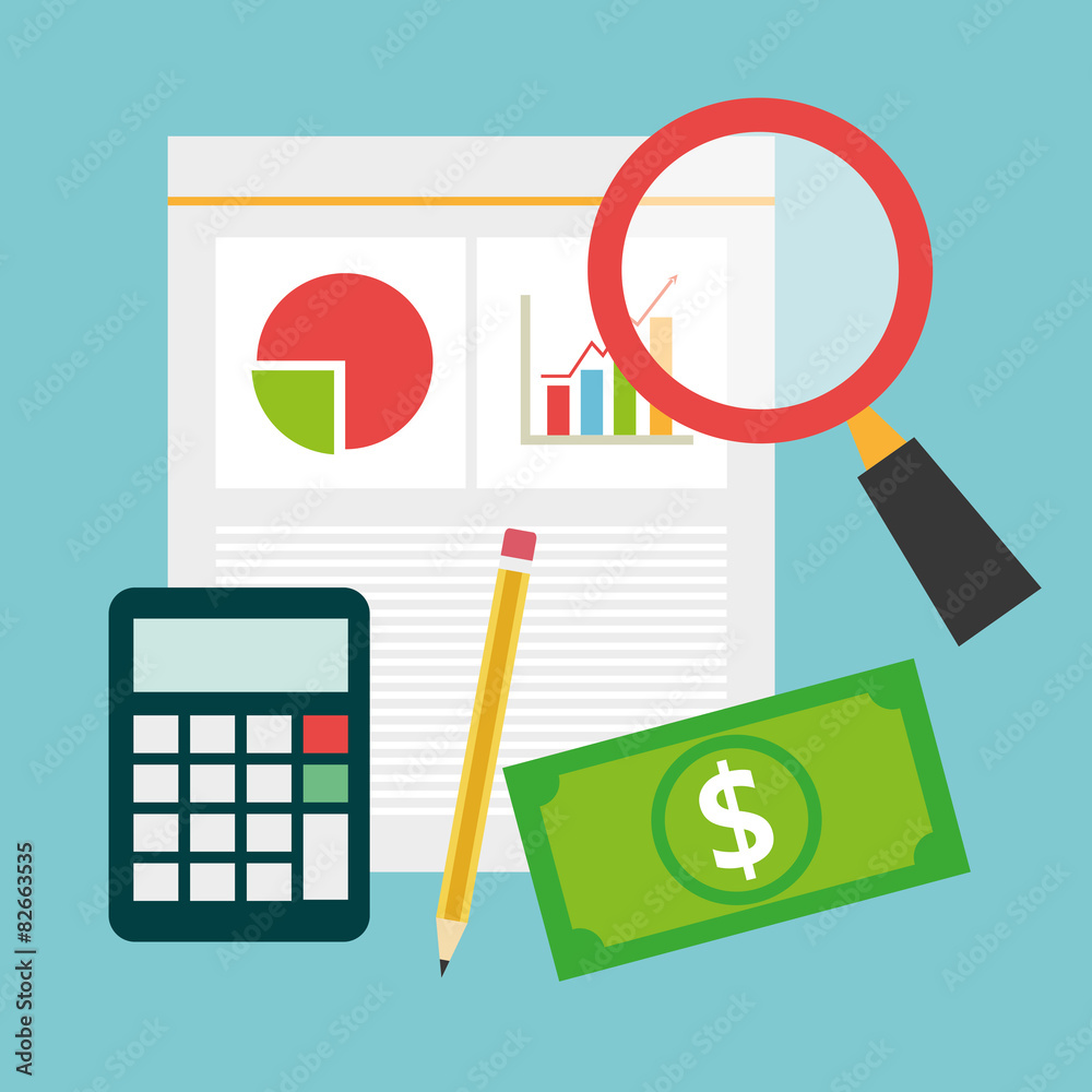 Financial Vector Design Illustration Financial Vector Design Illustration