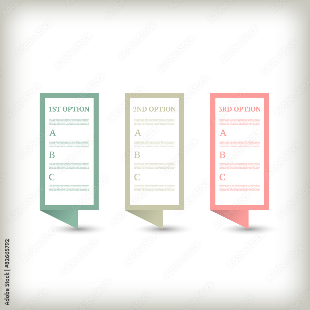 Infographics design template. Business concept with 3 options. Infographics design template. Business concept with 3 options.