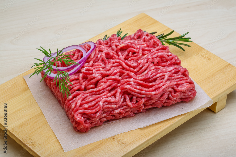 Raw beef minced meat Raw beef minced meat