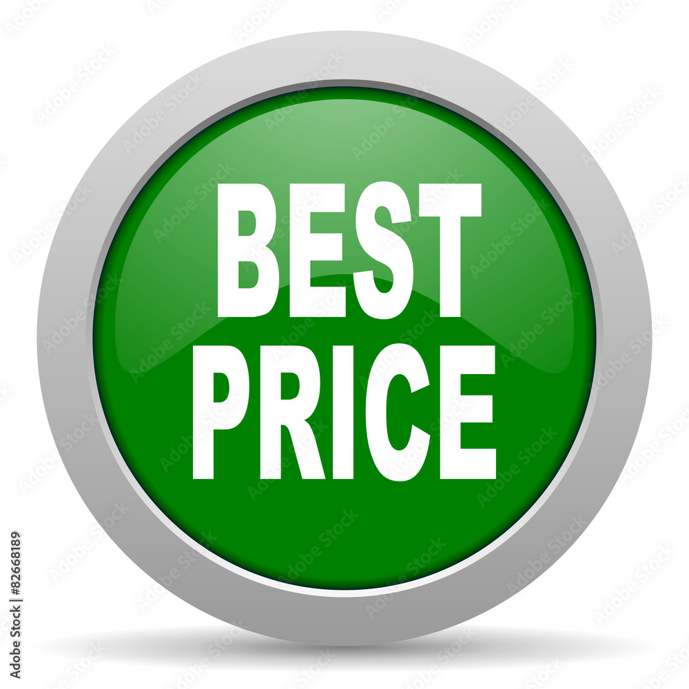 best price green glossy web icon best price green glossy web icon