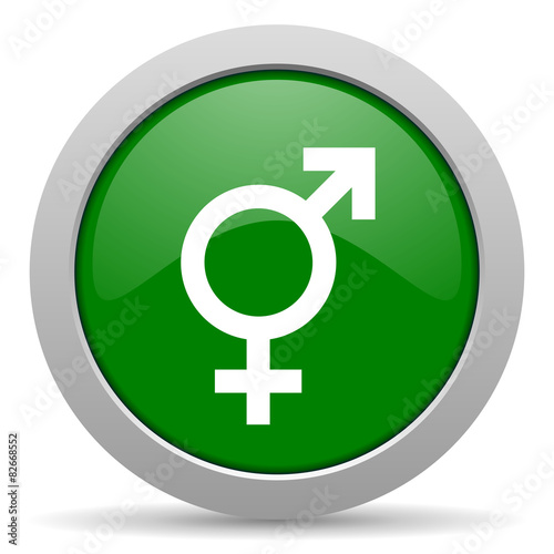 sex green glossy web icon