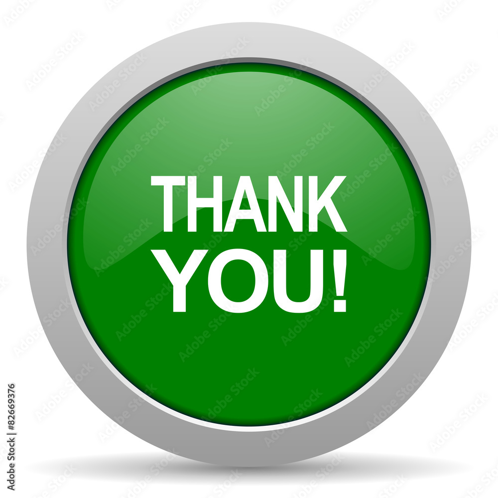 thank you green glossy web icon thank you green glossy web icon