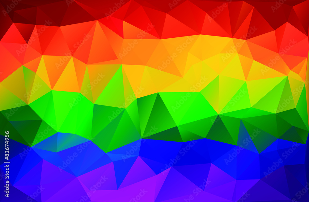 Fototapeta premium Rainbow flag
