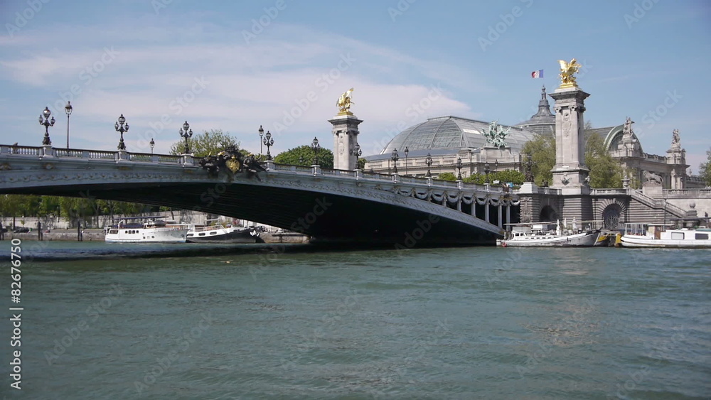 Grand Palais and pont Alexandre III. Paris, France