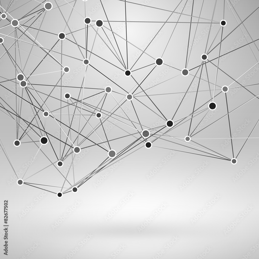 Wireframe Polygonal Element. Abstract 3D Object Wireframe Polygonal Element. Abstract 3D Object
