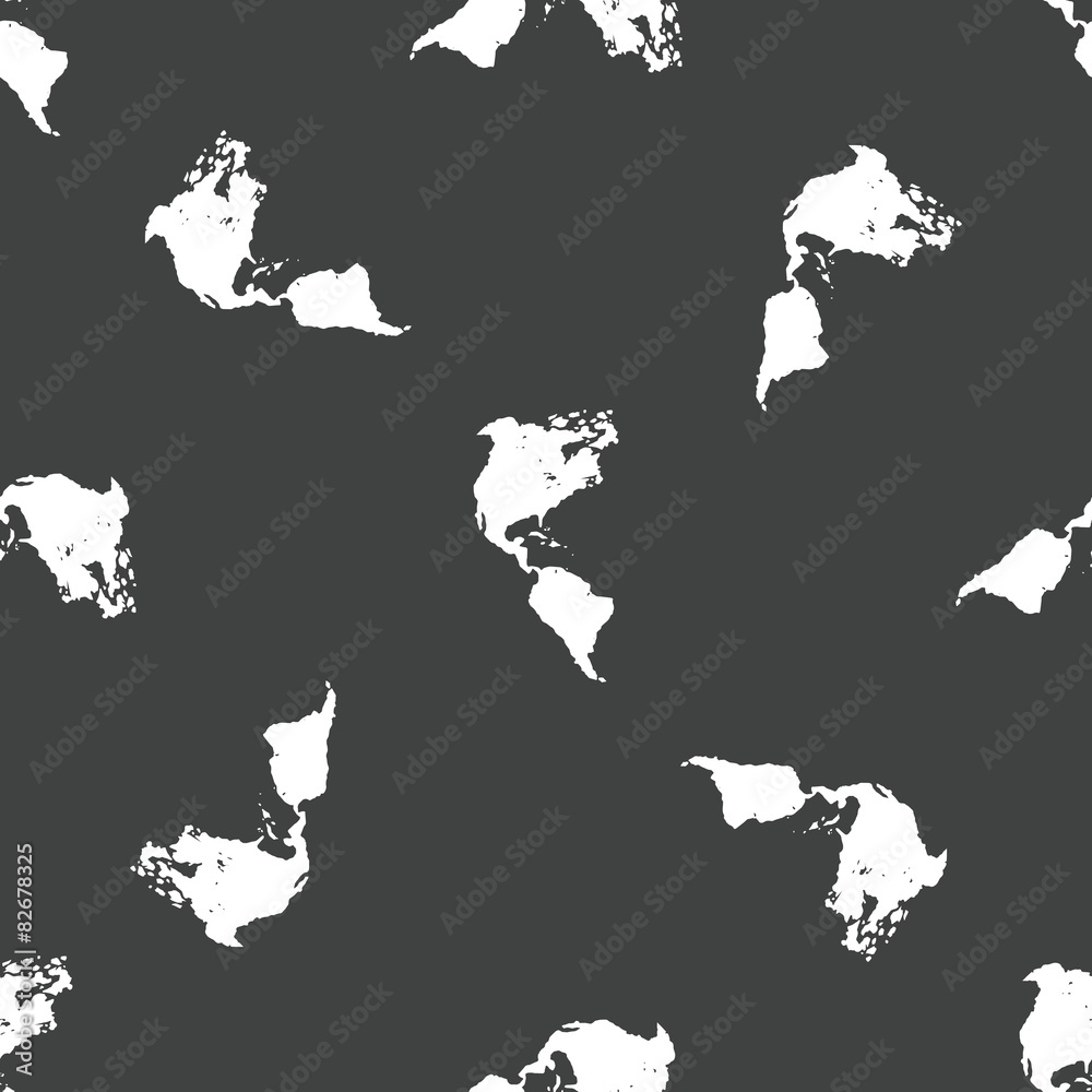 Fototapeta premium America silhouette pattern