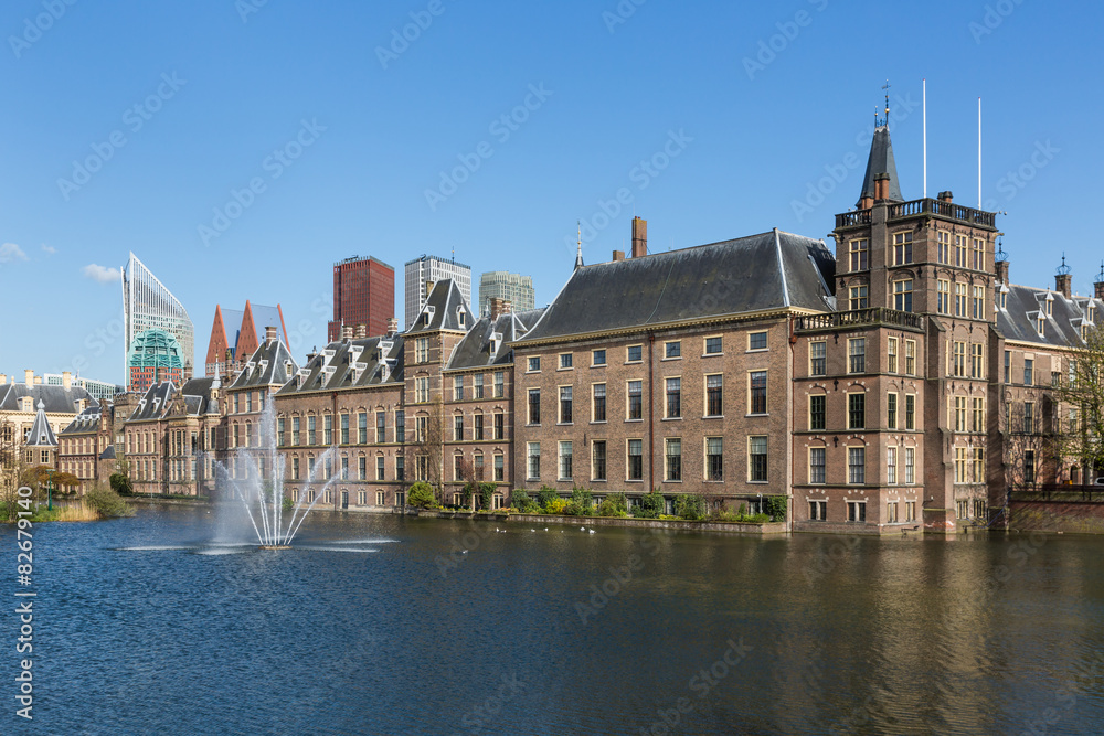 Parliament buildings in The Hague, The Netherlands